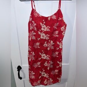Large floral dress